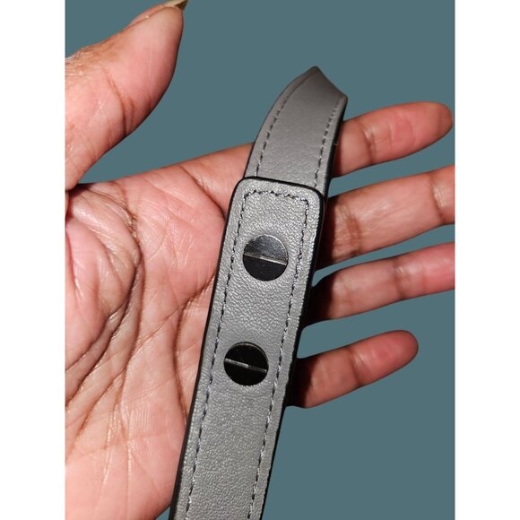 Loeffler Randall Gray Hobo Suede Black Studded Shoulder Crossbody Bag - Picture 10 of 16